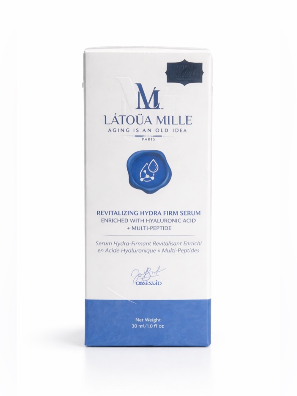 Latoua Mille Revitalizing Hydra Firm Serum Hyaluronic Acid 30ml New